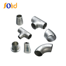 High Pressure Pipeline Welded Stainless Steel Buttweld Pipe Fittings Bevel Ends